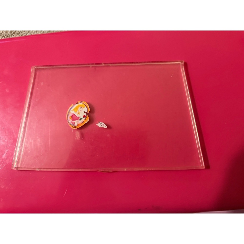 Vintage Disney Princess Cinderella Talking Vanity Replacement Clear Insert Tray - Picture 2 of 3